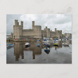 Carte postale du château de Caernarfon