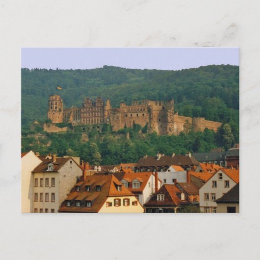 Carte postale du château de Heidelberg (Devant)