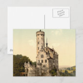 Carte postale du château de Lichtenstein (Devant / Derrière)