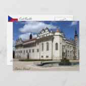 Carte postale du château de Litomysl (Devant / Derrière)
