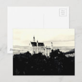 Carte postale du château de Neuschwanstein (Devant / Derrière)