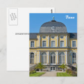 Carte postale du château de Poppelsdorf (Devant / Derrière)