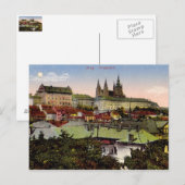 Carte postale du château de Prague (Devant / Derrière)