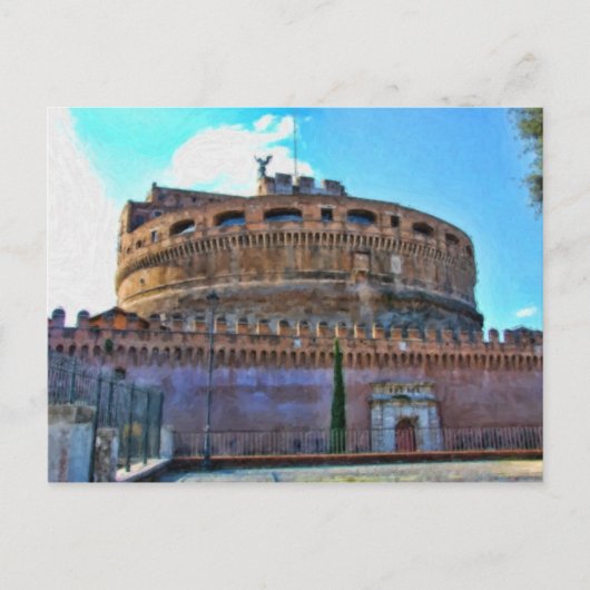 Carte postale du château de Sant'Angelo (Devant)