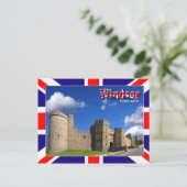 Carte postale du château de Windsor (Debout devant)