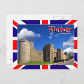 Carte postale du château de Windsor (Devant / Derrière)