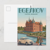 Carte postale du château d'Egeskov (Devant / Derrière)