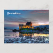 Carte postale du château d'Eilean Donan, Écosse (Devant)