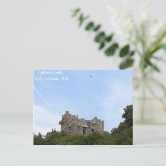 Carte postale du château Gillette (Debout devant)