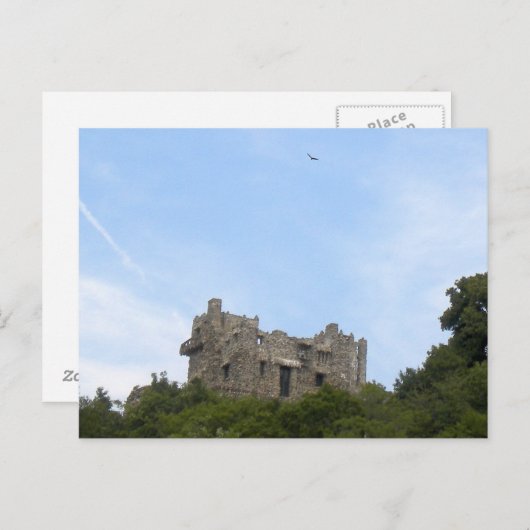 Carte postale du château Gillette (Devant / Derrière)