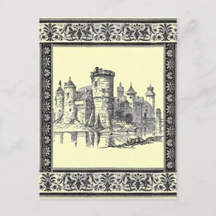 Carte postale du château médiéval