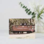 Carte postale du chemin de fer de Pennsylvanie (Debout devant)