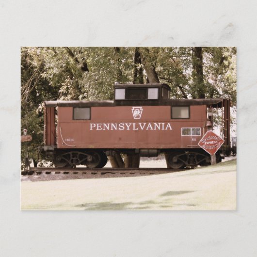 Carte postale du chemin de fer de Pennsylvanie (Devant)