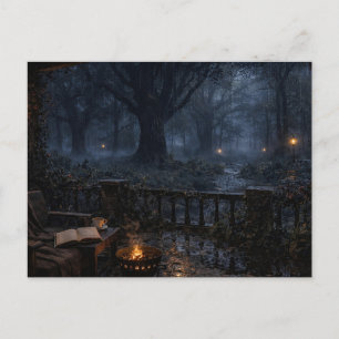 Carte postale du chemin forestier