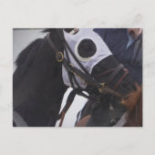 Carte postale du cheval de course (Devant)