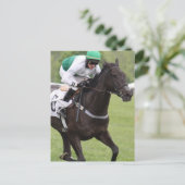 Carte postale du cheval de course Galloping (Debout devant)