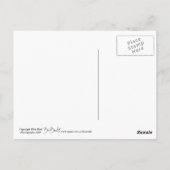 Carte postale du cheval gris (Dos)