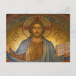 Carte postale du Christ Jésus byzantin