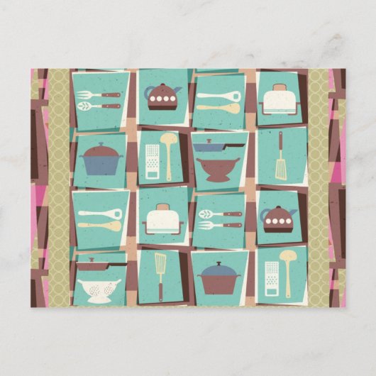 Carte postale du club de cuisine (ou carte de rece (Devant)