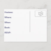 Carte postale du club de livres (Dos)