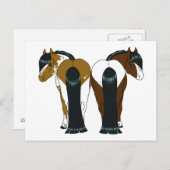 Carte postale du coeur de Pony (Devant / Derrière)