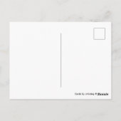 Carte postale du coin du jardin (Dos)