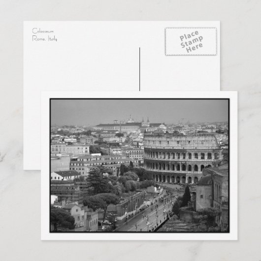 Carte postale du Colisée (Devant / Derrière)