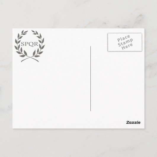 Carte postale du Colisée (Dos)