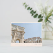 Carte postale du Colisée Carte postale italienne d (Debout devant)