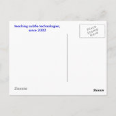 carte postale du collège kulshan (Dos)