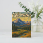 Carte postale du Colorado (Debout devant)