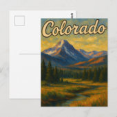 Carte postale du Colorado (Devant / Derrière)