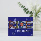 Carte postale du Colorado (Debout devant)