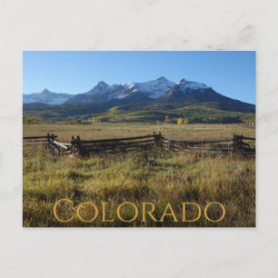 Carte postale du Colorado
