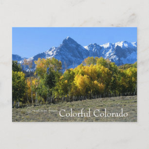 Carte postale du Colorado
