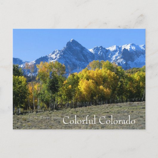 Carte postale du Colorado (Devant)