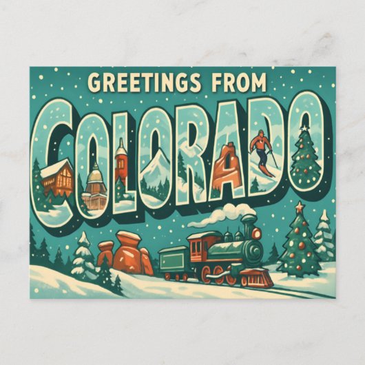 Carte postale du COLORADO (Devant)