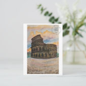 Carte postale du Colosseum (Debout devant)