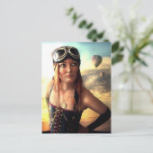 Carte postale du commandant de bord (Debout devant)