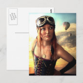 Carte postale du commandant de bord (Devant / Derrière)