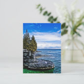 Carte postale du comté de Door, point de caverne (Debout devant)