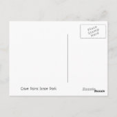 Carte postale du comté de Door, point de caverne (Dos)