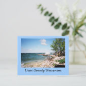 Carte postale du comté de Door Wisconsin (Debout devant)