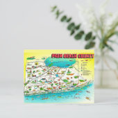 Carte postale du comté de Palm Beach (Debout devant)