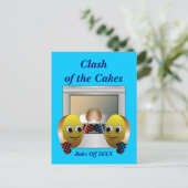 Carte postale du concours de cuisson au gâteau (Debout devant)