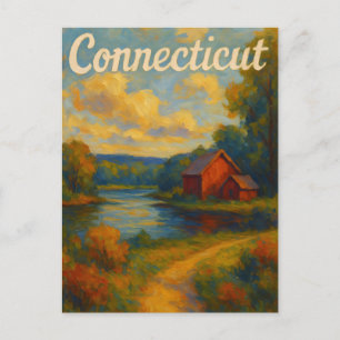 Carte postale du Connecticut