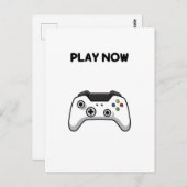 Carte postale du contrôleur de jeu vidéo (Devant / Derrière)
