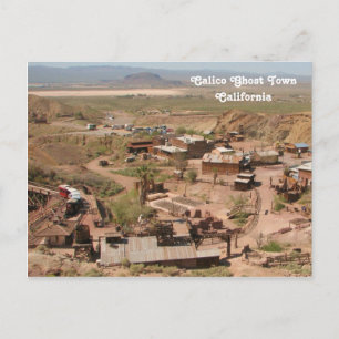 Carte postale du cool Calico Ghost Town !