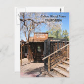 Carte postale du cool Calico Ghost Town ! (Devant / Derrière)