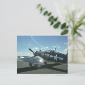 Carte postale du corsaire F4U-1 (Debout devant)